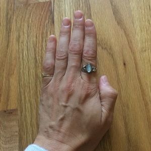 Moonstone Silver Ring